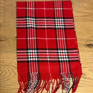 Classic Red Plaid Women's Scarf